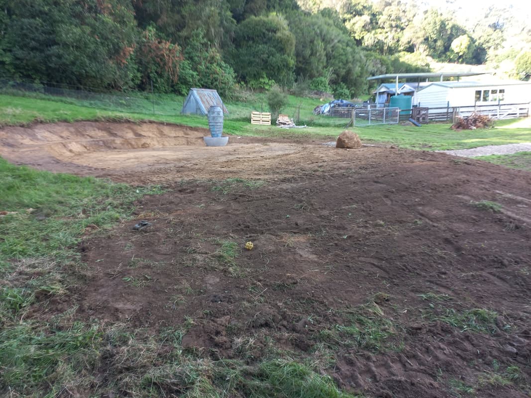 Finished earthworks platform