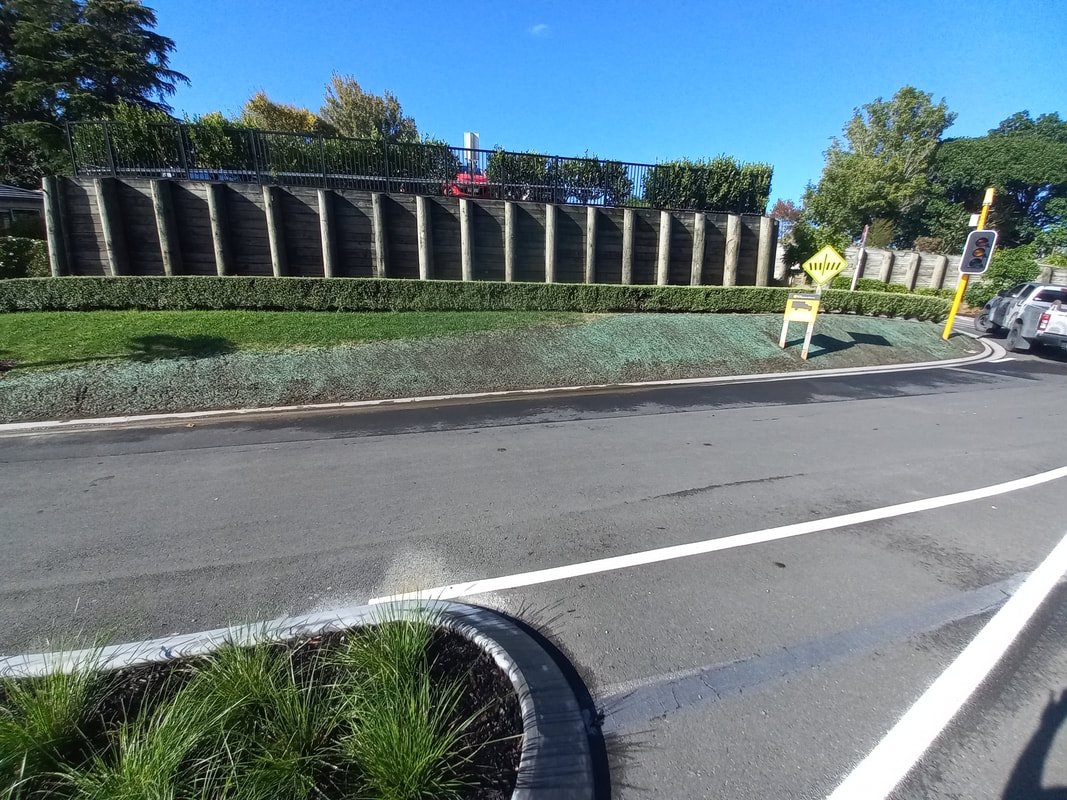 Hydroseeding — Tracktion Earthworks project