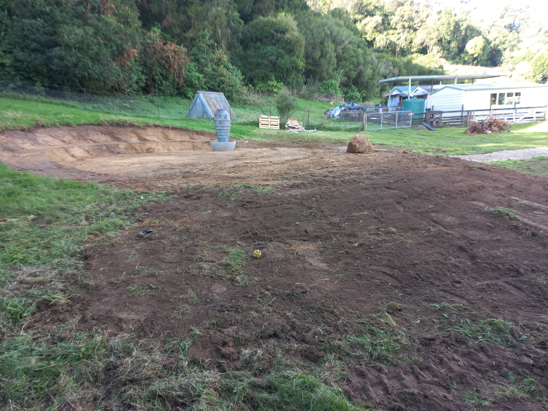 Finished earthworks platform