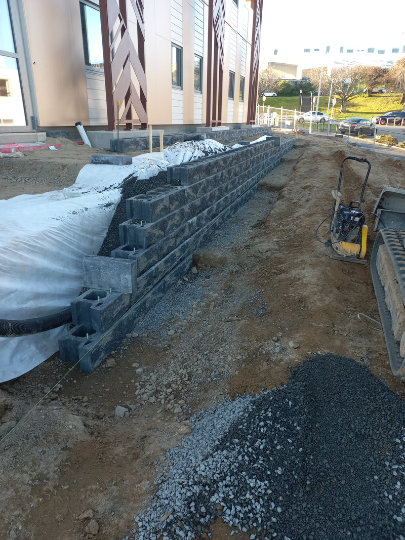 Retaining Walls — Tracktion Earthworks project